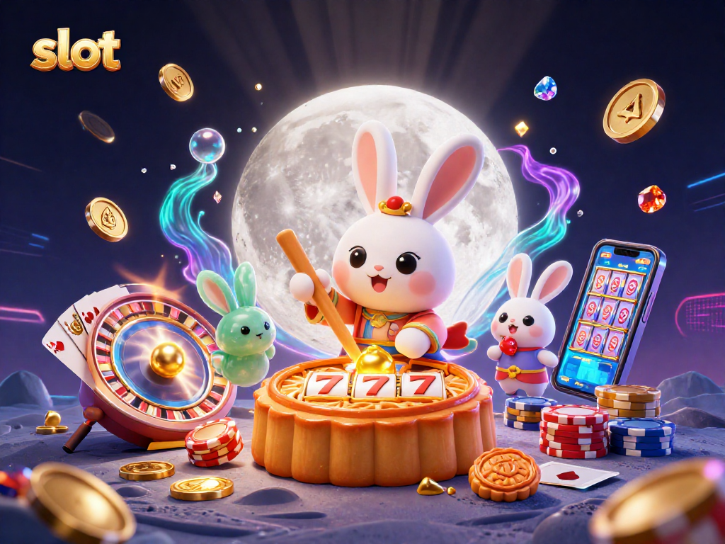 Engage with the exciting slot scene featuring 3D characters and dynamic elements in a vibrant casino setting.