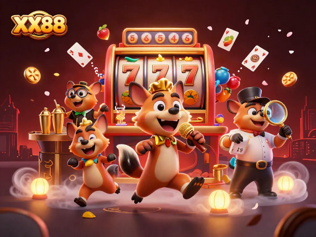 Experience thrilling XX88 casino adventures with comedians, bartenders, and vibrant slot games.