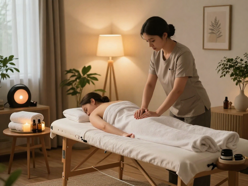 Experience premium 주안출장마사지 with a professional therapist in a soothing home environment.