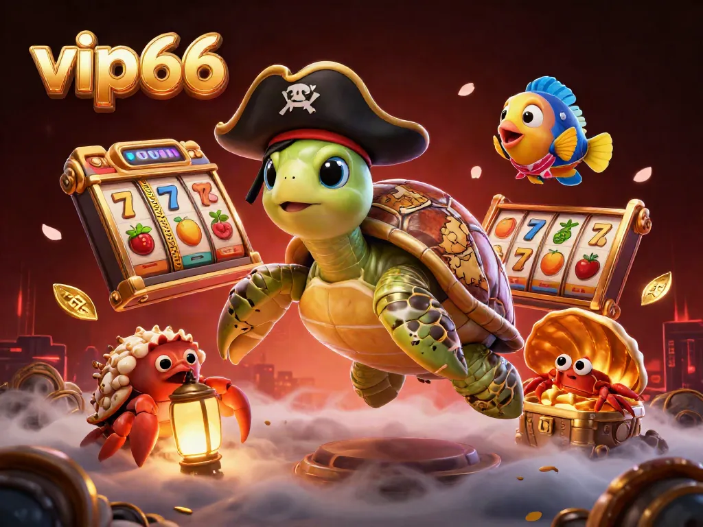 Engage with the vip66 online casino experience featuring vibrant characters and slot elements.