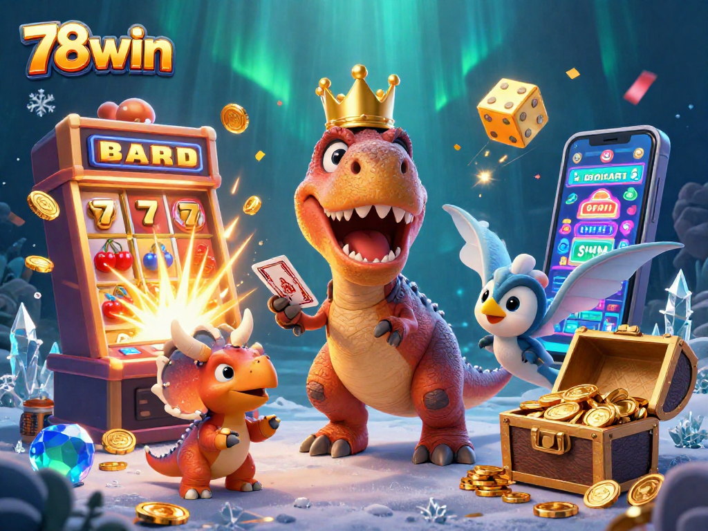 Experience thrilling games at 78win with vibrant characters and exciting casino elements.