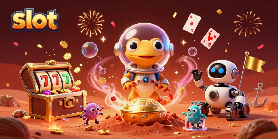Engage with exciting slot adventures in a vibrant 3D casino scene
