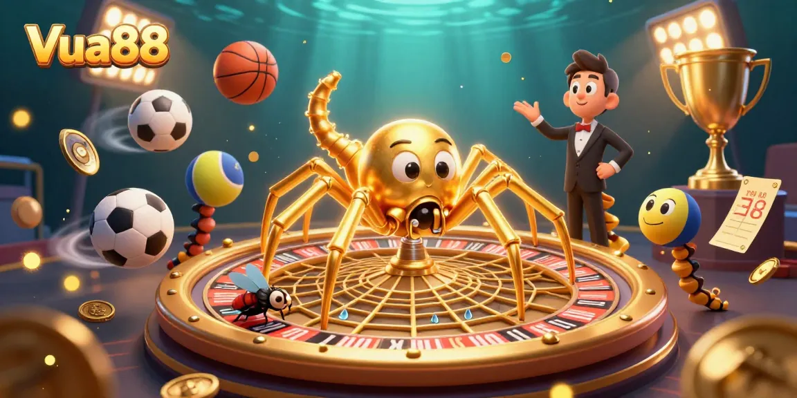 Vua88 engages players with thrilling sports betting and casino games amidst vibrant action elements.