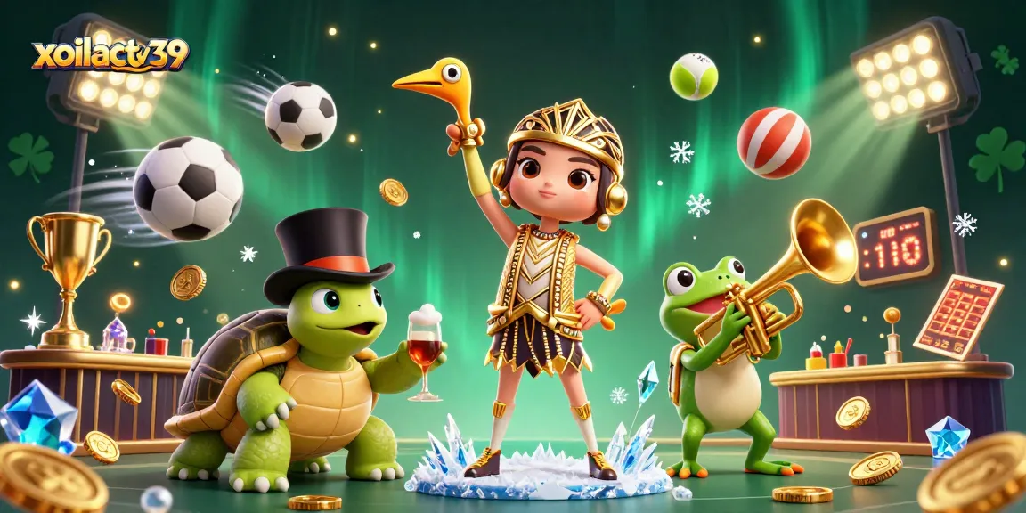 Experience thrilling sports action with xoilactv39, featuring lively 3D characters and dynamic gaming elements.