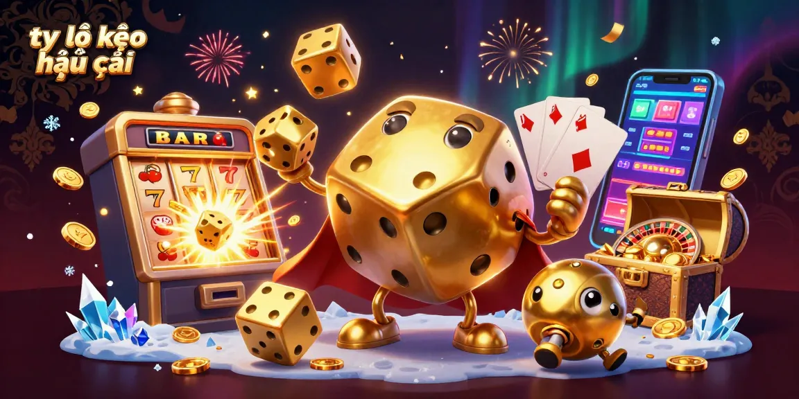 Experience tỷ lệ kèo nhà cái in a vibrant 3D casino scene with engaging gambling elements.