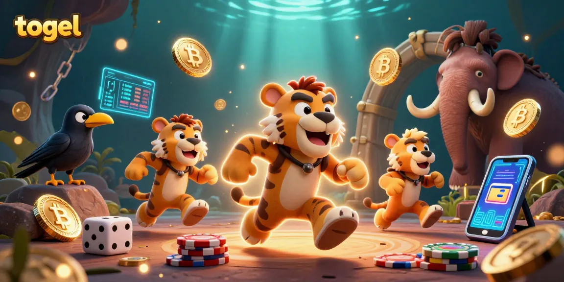 Engage in togel with 3D caveman and sabertooth duo in a vibrant prehistoric casino.