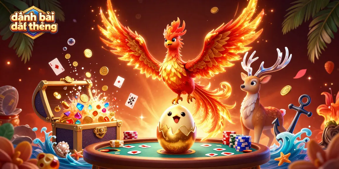 Experience thrilling đánh bài đổi thưởng gameplay with vibrant 3D casino elements and dynamic characters.