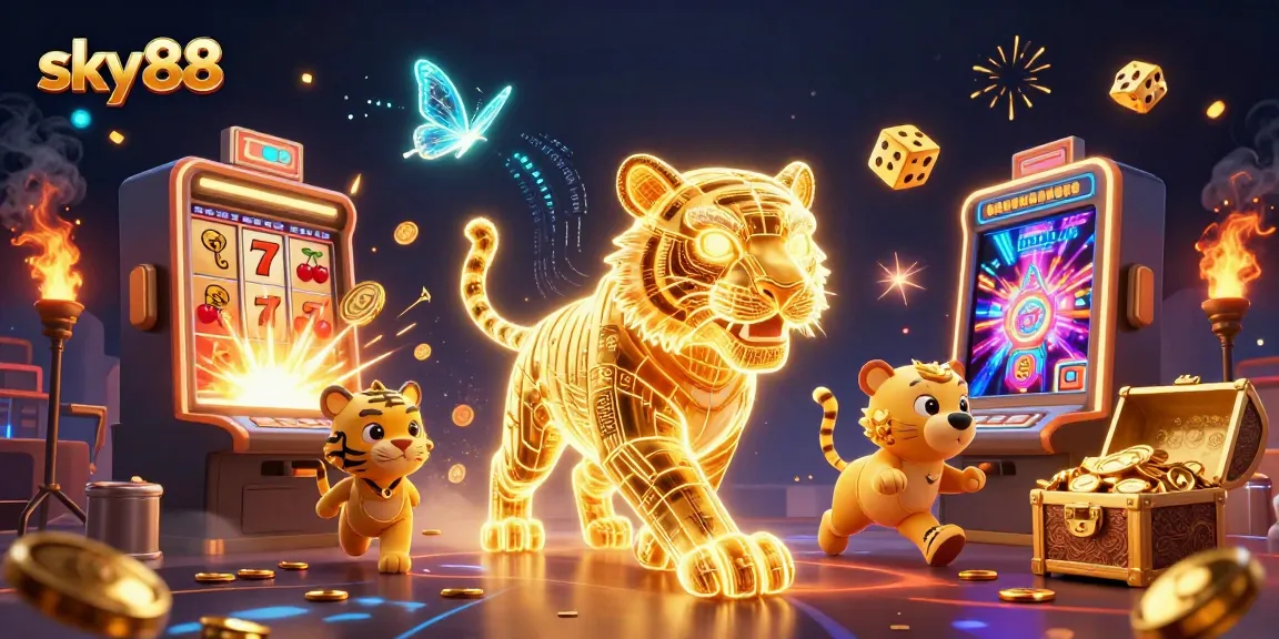 Experience the thrilling sky88 online casino with vibrant games, golden winnings, and exciting jackpots.