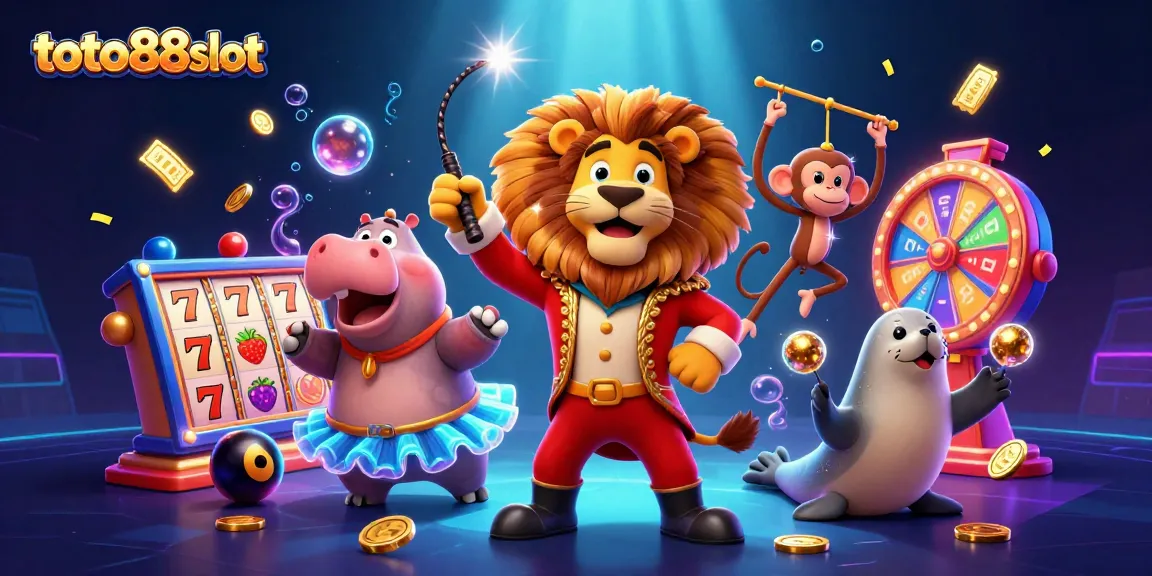 Play and win with toto88slot's thrilling slot games featuring vibrant characters in an exciting casino scene.
