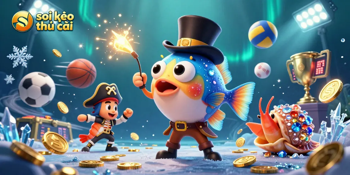 Attract golden coins with soi kèo nhà cái as a glowing deep-sea anglerfish pulls in players.
