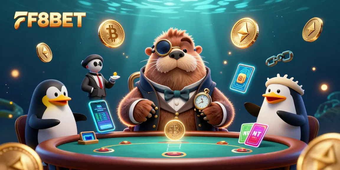 Experience excitement at F8BET with lively underwater poker action featuring unique characters.