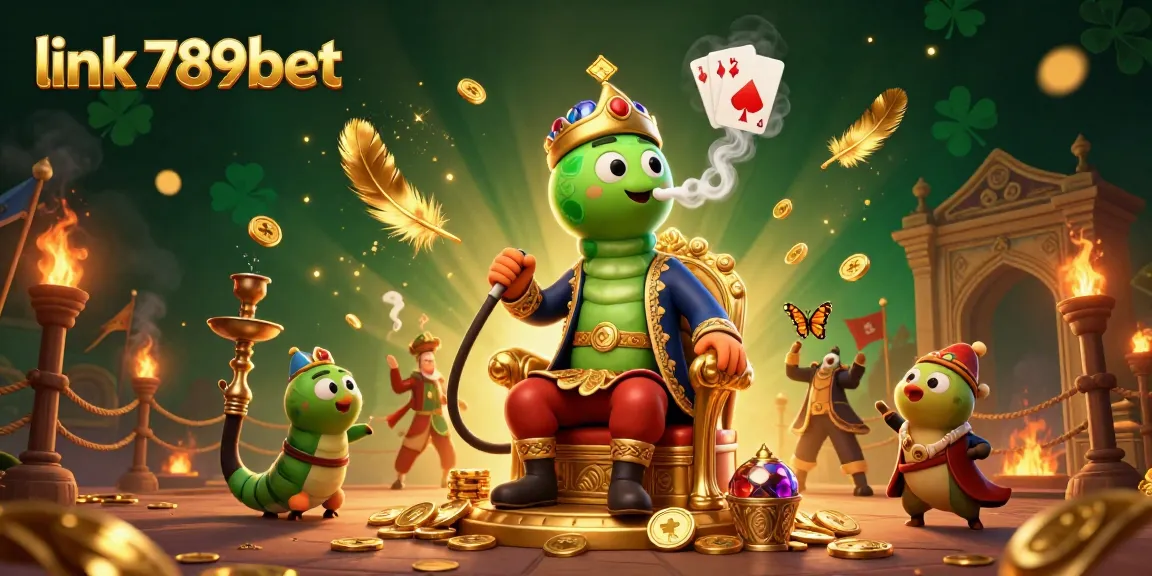 Experience thrilling gameplay at link 789bet with an ultra-detailed illustration featuring vibrant casino elements.